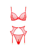Set PIRSING Red with belt