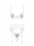 Set LOVE Christal White with belt