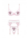 Set LOVE Christal Pink with belt