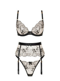 Set Rose Noir with belt