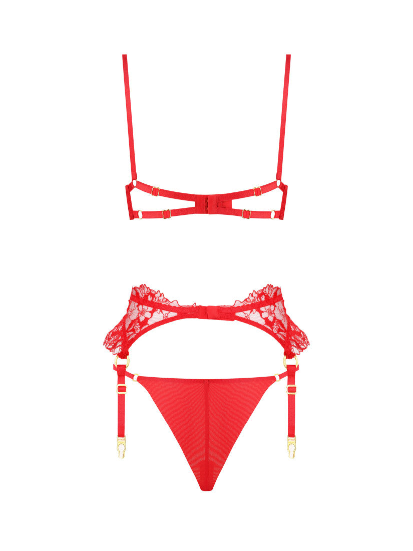 Kily Red Set With Belt