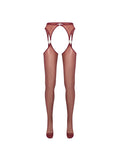 Set VEIL Red Stockings with belt