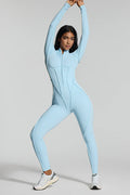 Open-Back Catsuit Blue