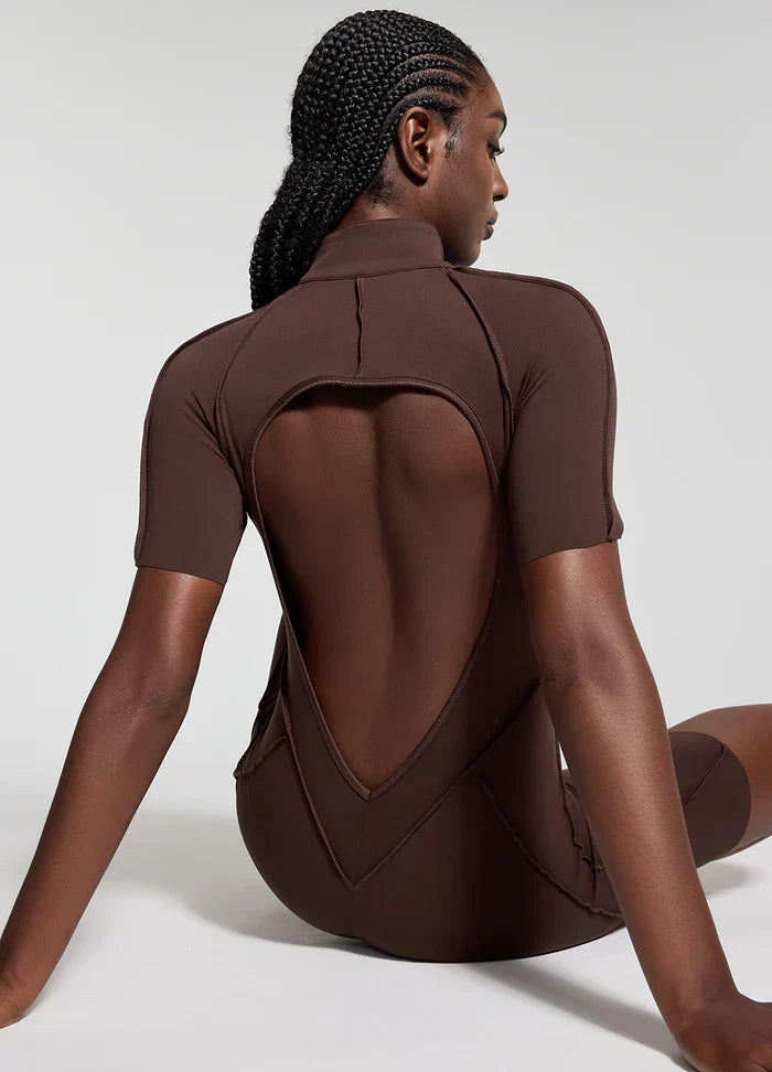 Sleek Shorts Catsit Brown