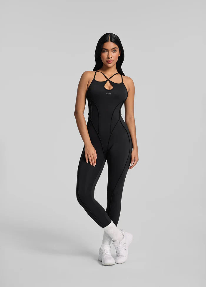 Crossback Catsuit Black